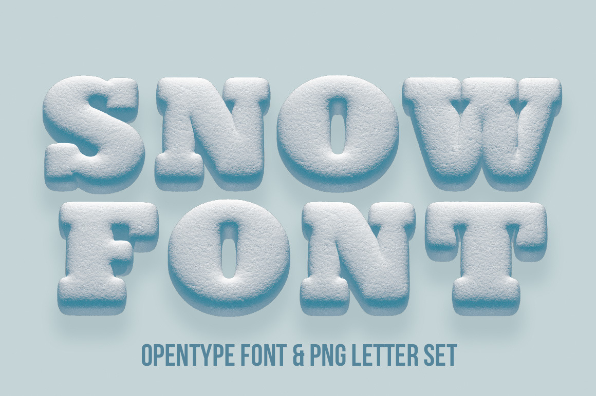 Snowball Font On Yellow Images Creative Store