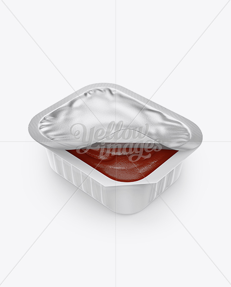 Tomato Dipping Sauce Mockup (High-Angle Shot)