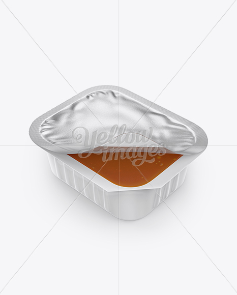 Sweet and Sour Dipping Sauce Mockup (High-Angle Shot)