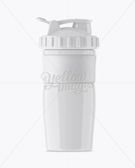 Glossy Shaker Bottle Mockup