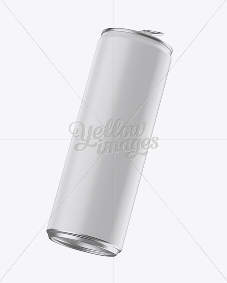 250ml Matte Aluminium Can Mockup - Free Download Images High Quality