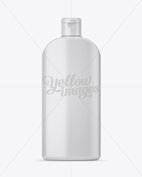 Glossy Shampoo Bottle Mockup