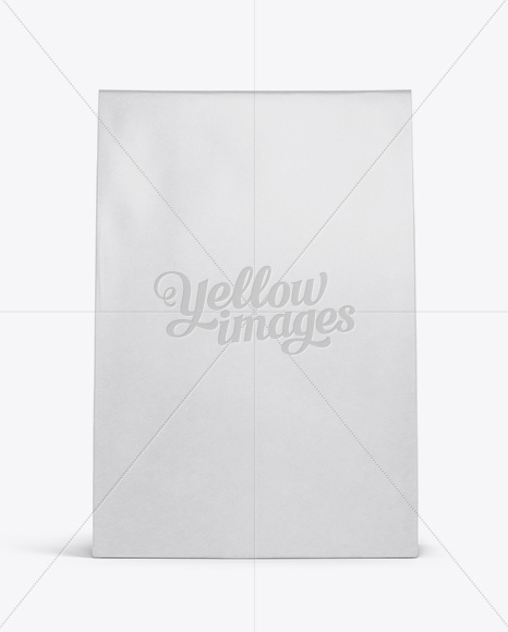 Paper Bag Mockup - Front View