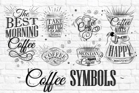 Coffee Symbols - Cups