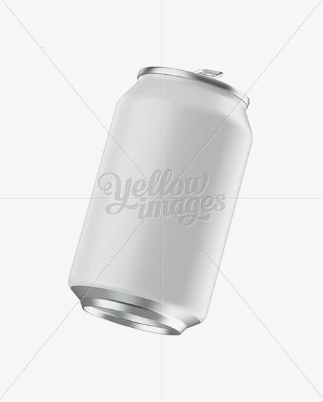 330ml Matte Aluminium Can Mockup