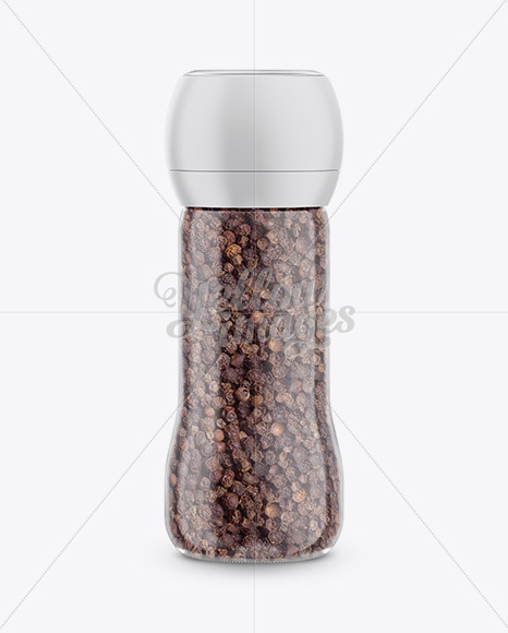 Black Pepper Jar Mockup