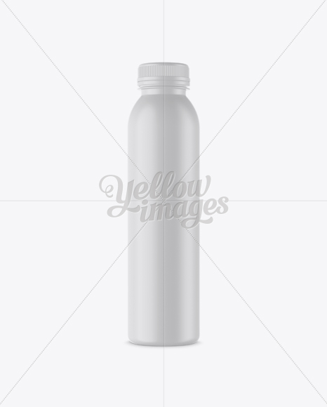 Matte Plastic Bottle Mockup