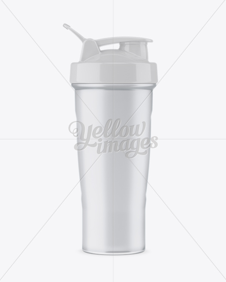 Transparent Shaker Bottle - Front View