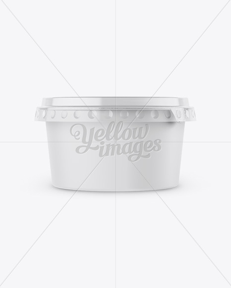 Plastic Cup Mockup - Front & Top Views