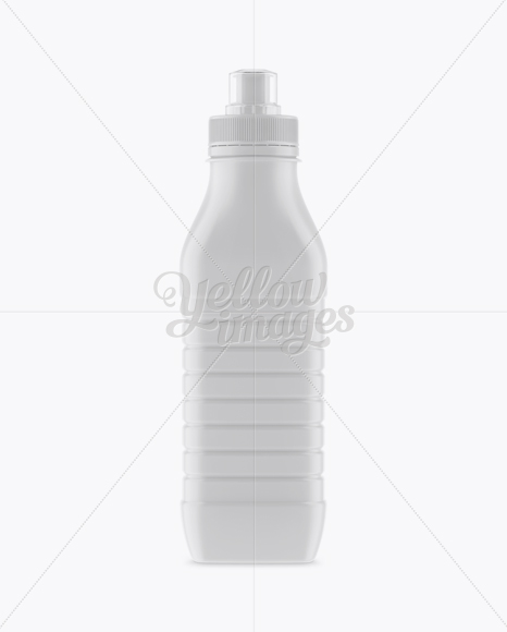 Matte PET Bottle With Sport Cap Mockup