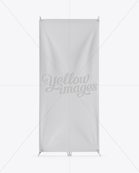 X Banner Mockup - Front View