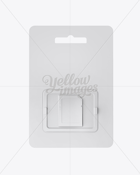 SD Memory Card Mockup - Front View