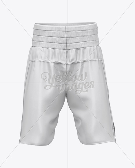 Two Panel Boxing Shorts Mockup - Front View