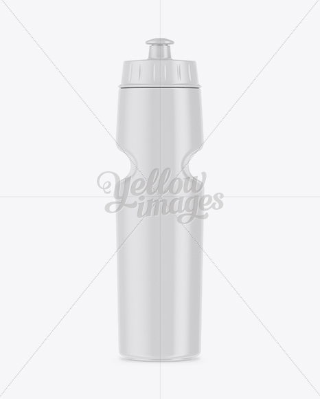 Matte Sport Bottle Mockup