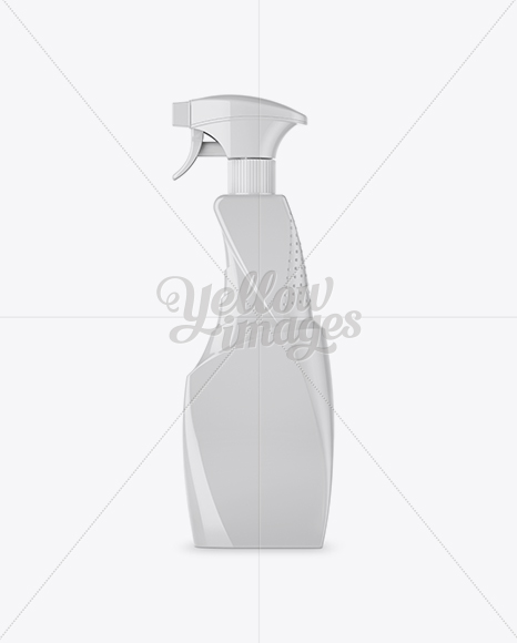 Glossy Trigger Spray Bottle Mockup