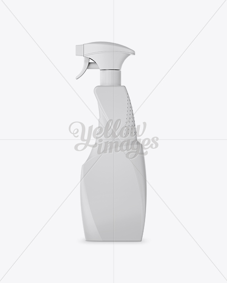 Matte Trigger Spray Bottle Mockup