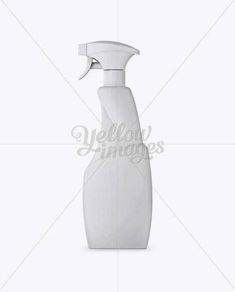 Matte Trigger Spray Bottle Mockup