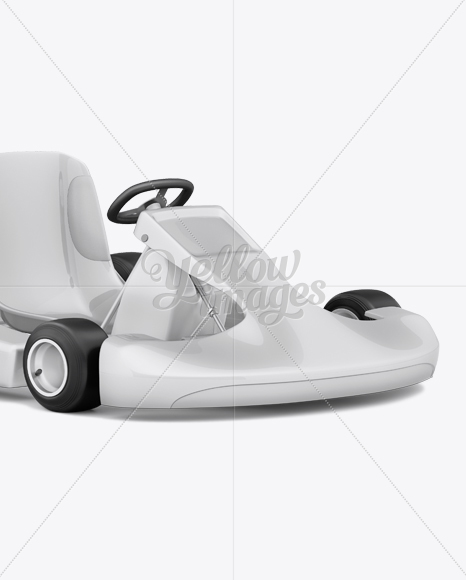 Kart Mockup - Half Side View