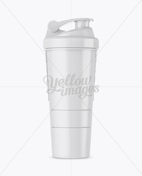 Glossy Shaker Bottle Mockup