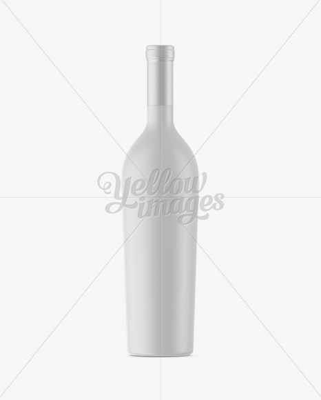 Ceramic Wine Bottle Mockup