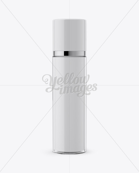 Double Wall Plastic Bottle Mockup