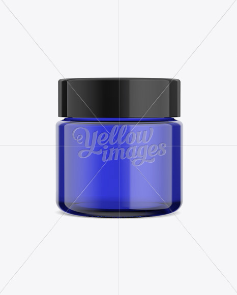 Cosmetic Jar Mockup - Front View