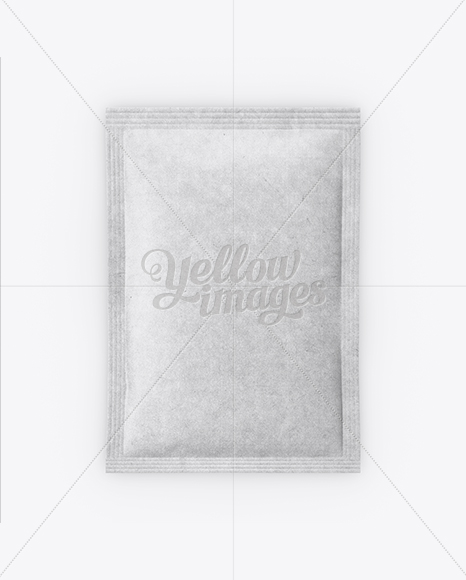 Kraft Sachet Mockup - Front View