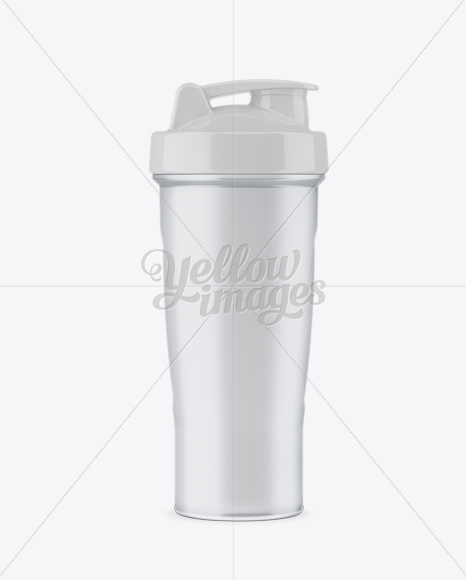 Transparent Shaker Bottle - Front View