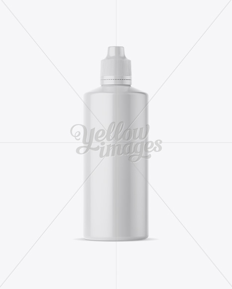 Glossy Plastic Bottle Mockup