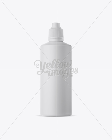 Matte Plastic Bottle Mockup