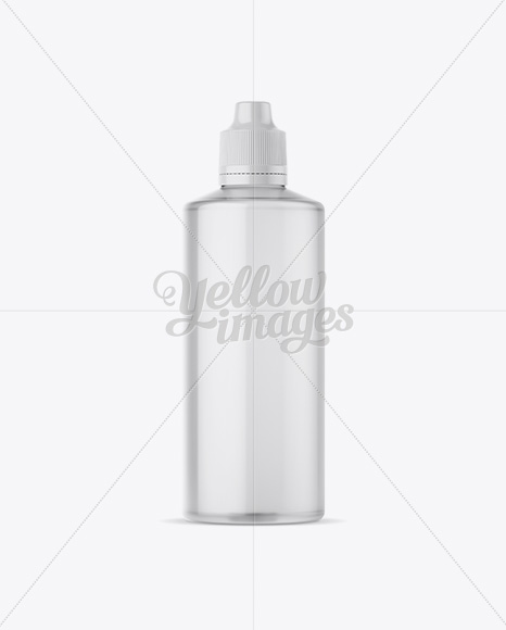 Clear Plastic Bottle Mockup