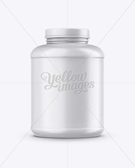 Matte Protein Jar Mockup