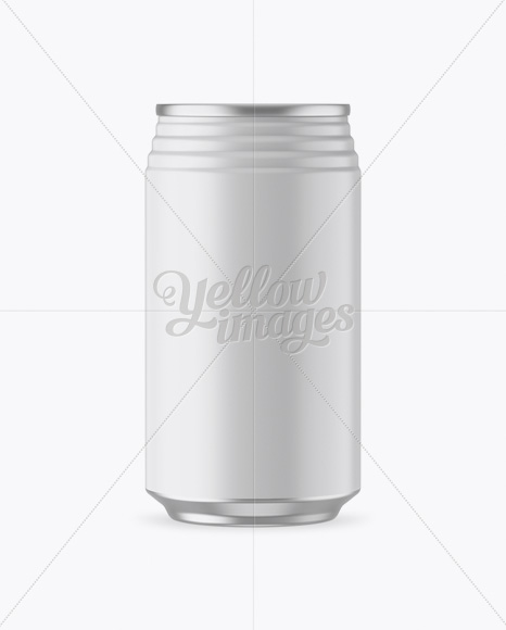 330ml Matte Aluminium Can Mockup