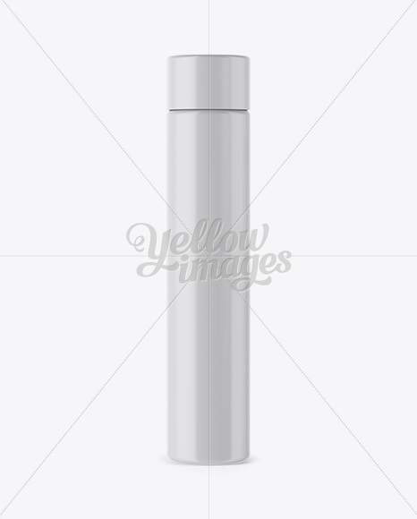 Plastic Bottle Mockup - Front View