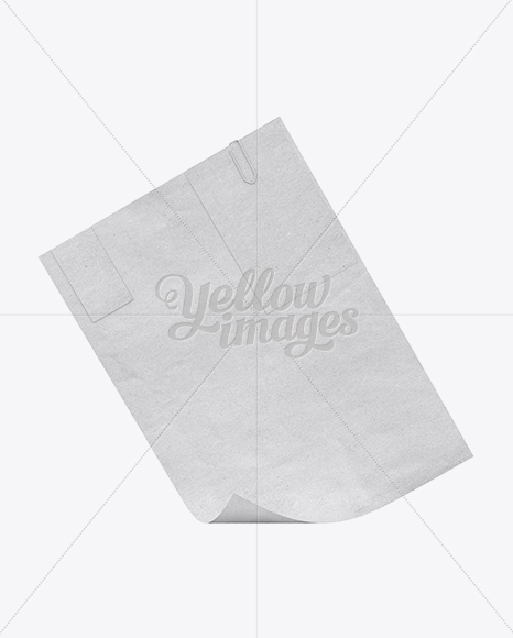 A4 Kraft Paper Mockup