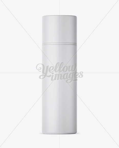 Matte Cream Bottle Mockup - Front View