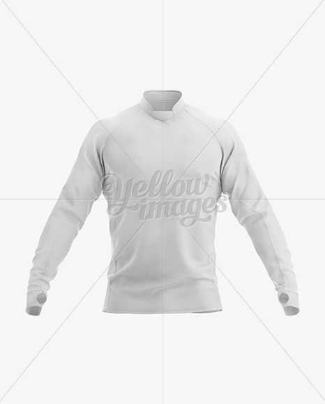 Long Sleeve Jersey Mockup - Front View