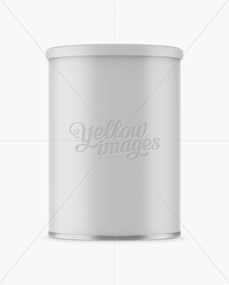 Matte Tin Can Mockup