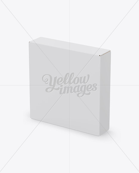 Box Mockup - Half Side View (High-Angle Shot)