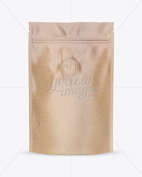 Kraft Stand-Up Pouch Mockup