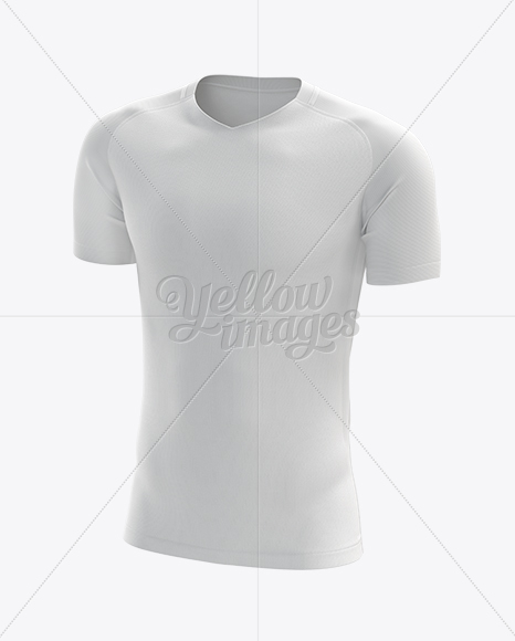 Men’s Soccer Jersey mockup (Half Side View)