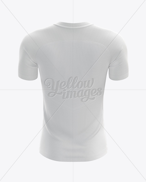 Men’s Soccer Team Jersey mockup (Back View)