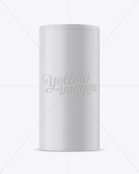 Matte Spice Jar Mockup - Front View