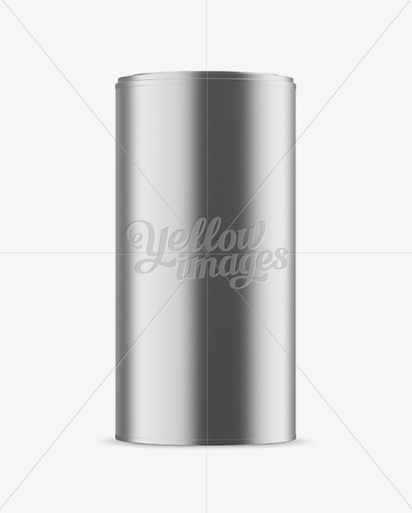 Metallic Spice Jar Mockup - Front View