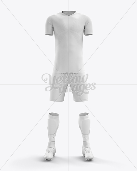 Men’s Full Soccer Team Kit mockup (Front View)