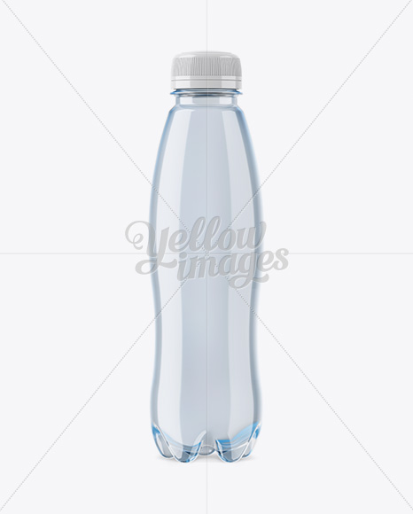 Blue PET Bottle Mockup