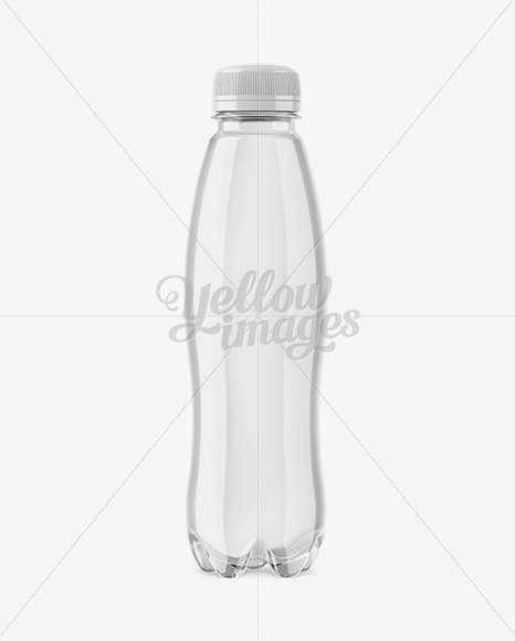 Clear PET Bottle Mockup