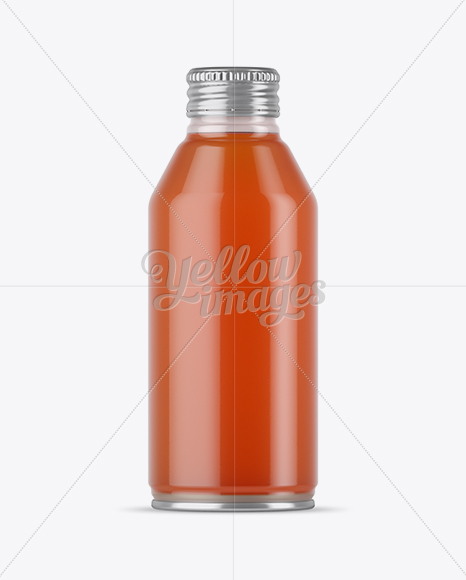 Grapefruit Drink Bottle Mockup