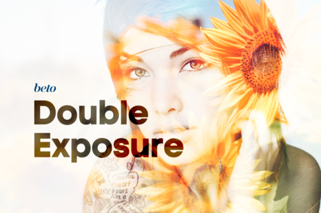 Double Exposure Action - Portrait overlays