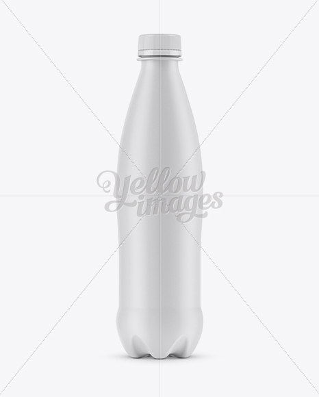 Matte Plastic Bottle Mockup